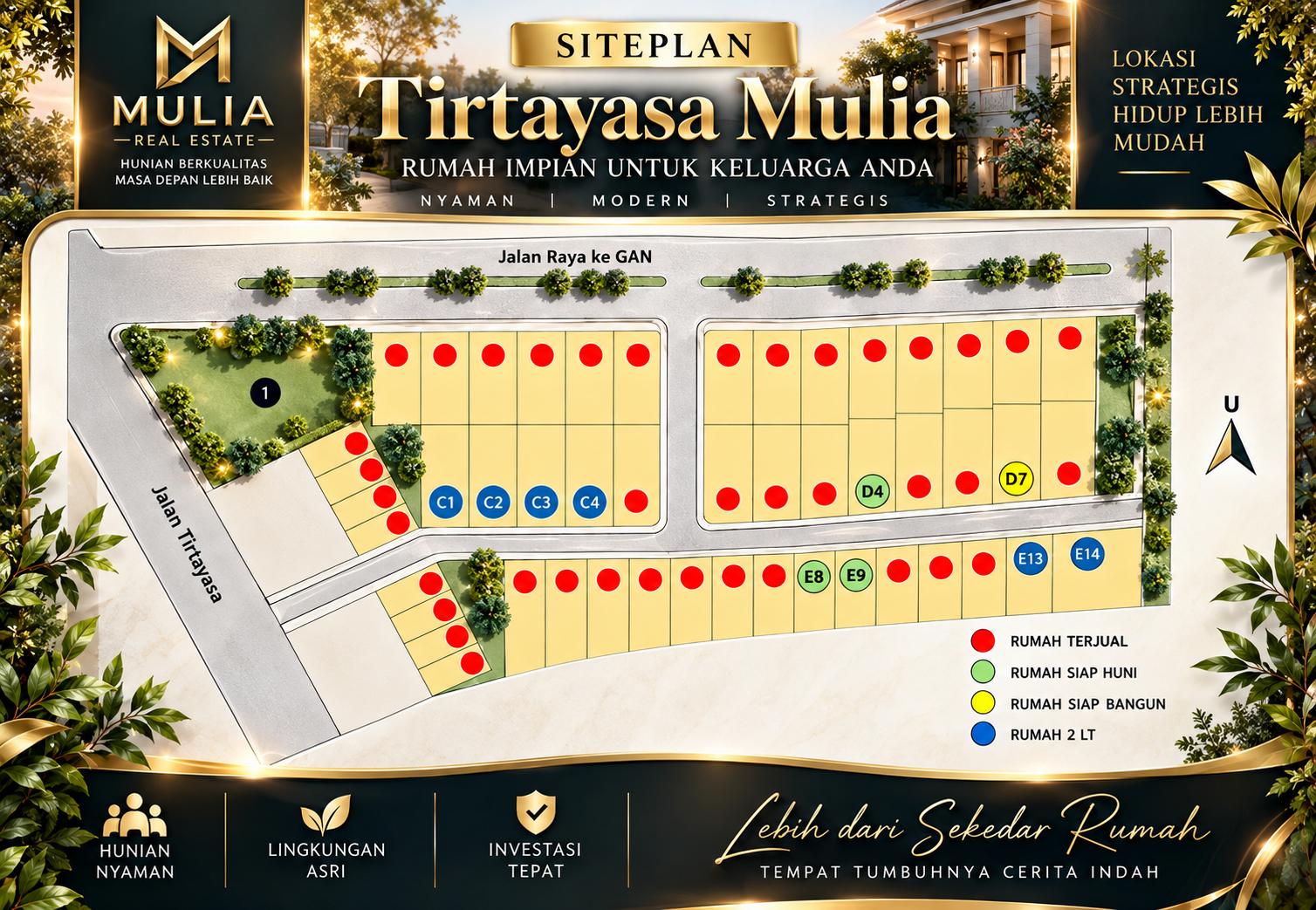 Foto Siteplan Tirtayasa Mulia – Rumah Impian untuk Keluarga Anda